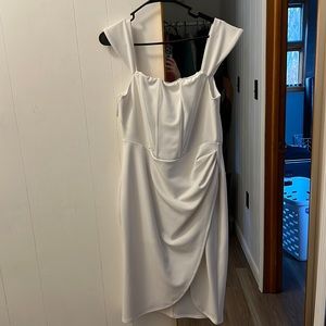 White lulus dress